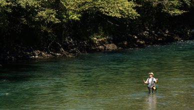 rzeka - łowienie ryb